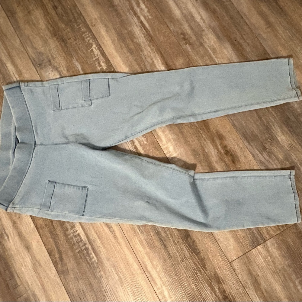 Light Blue Casual Pants